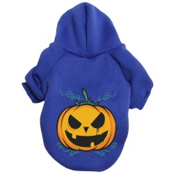 Pumpkin Printed Dog Hoodie Dog Clothes Cotton Sports Logo Hoodies Winter Clothes Dog Clothing XS-9XL Dog Hoodie