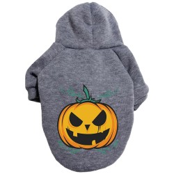 Pumpkin Printed Dog Hoodie Dog Clothes Cotton Sports Logo Hoodies Winter Clothes Dog Clothing XS-9XL Dog Hoodie