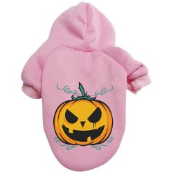 Pumpkin Printed Dog Hoodie Dog Clothes Cotton Sports Logo Hoodies Winter Clothes Dog Clothing XS-9XL Dog Hoodie
