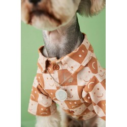 Luxury Fashion Dog Shirt Spring-Summer Breathable Pet T-Shirt | Printed Cool Vest for Outdoor Dogs