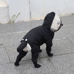 Custom Waterproof Dog Raincoat Surrounded with Dog Shoes Summer Cloth CLASSIC Solid Dog Rain Coat Coats & Jackets