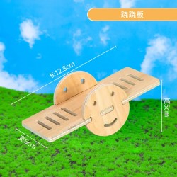 Wooden Hamster Nest Toys Hamster Squirrel Cage Supplies Wooden Running Wheel Villa Decoration Landscaping Toys