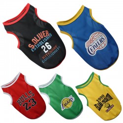 Pet Breathable Basketball Jersey