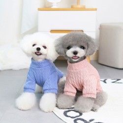 Wholesale Dog Warm Sweater Autumn Winter Pet Dog Sweater Small and Medium Puppy Warm Clothes