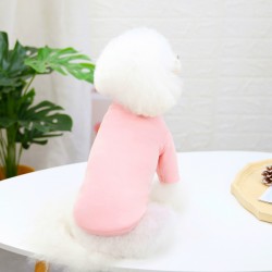 Strawberry Print Pet Clothes Autumn and Winter Small Dog Bottoming Shirt Clothing Wholesale