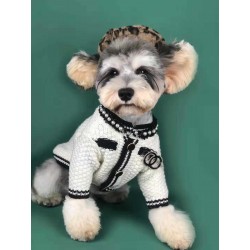 Custom Pet Luxury Sweater Clothes Small and Medium Dog Designer Clothes