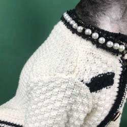Custom Pet Luxury Sweater Clothes Small and Medium Dog Designer Clothes