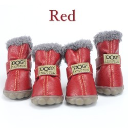 Soft Dog Warm Shoes Four Seasons Sports Canvas Shoes Winter Styles