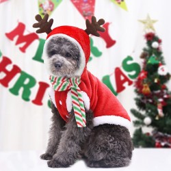 Wholesale Dog Christmas Clothes Snowman Christmas Gift Green Winter Christmas Pet Clothes Dog Ropa De Navidad Para Perros