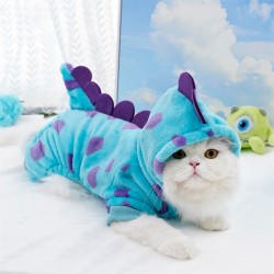 Wholesale Cat Dinosaur Costume Suppliers Dinosaur Four Leg Pet Apparel Costume for Winter