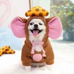 Wholesale Pet Mouse Costume Cosplay Puppy Hoodie Dog Costume