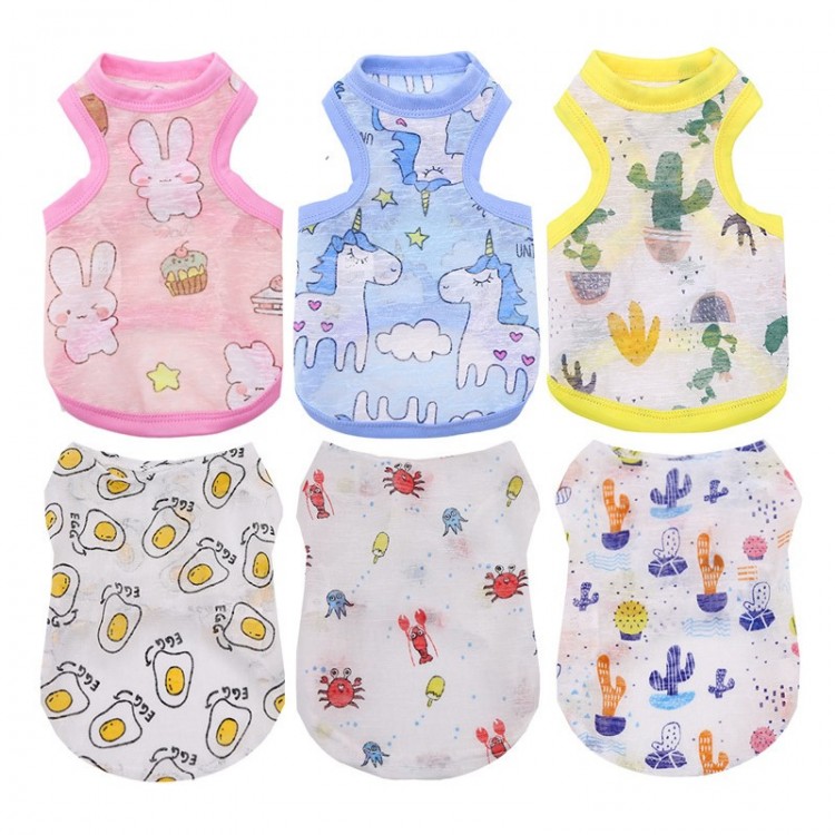 Summer Vest Dog Clothes Summer Vest Dog Clothes