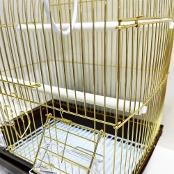 Bird Breeding Cage Wholesale Outdoor Convenient Gold-plated Foldable Parrot Canary