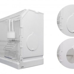 High-Quality Bird Breeding Cage Iron Backboard Parrot Canary Viewing Cage Box Packing