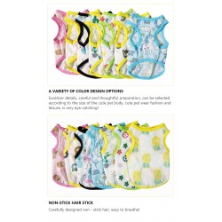 Outdoor Cat Vest Clothes Spring and Summer Sunscreen Dog Vest Clothes Cat Dog t Shirts Pet Dog Clothes