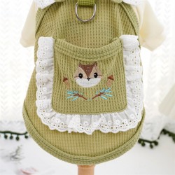 Outdoor Cute Cat Vest Clothes Pet Sweat-shirt Dog Harness Dress Clothes Summer for Dogs