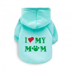 Wholesale Dog Fleece Hoodie Printed Mummy Pet Hoodie Autumn Winter Dog Clothes