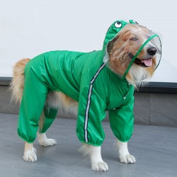 Waterproof Dog Dinosaur Raincoat German Shepherd Big Dog Raincoat Cloth Fashion Solid New Baby 1pcs