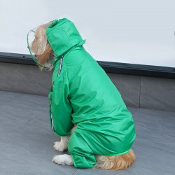 Waterproof Dog Dinosaur Raincoat German Shepherd Big Dog Raincoat Cloth Fashion Solid New Baby 1pcs