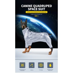 Dog Waterproof Space Suit Fashion Lightweight Windproof Dog Clothing Warm Dog Clothes