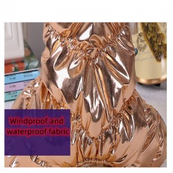 Wholesale Warm Dog Jacket Waterproof Winter Warm Small and Medium Dog Pattern Cotton Coat