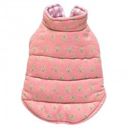 Custom Dog Cotton Jacket Warm Puppy Clothes Pet Autumn and Winter Cartoon Solid Sustainable Dog Coat Coats & Jackets 2pcs