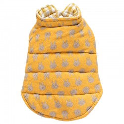 Custom Dog Cotton Jacket Warm Puppy Clothes Pet Autumn and Winter Cartoon Solid Sustainable Dog Coat Coats & Jackets 2pcs