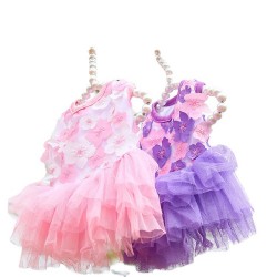 Summer Cat Teddy Skirts Cat Clothes Teddy Bear Pet Supplies T-shirts Cute Luxury Clothes Solid Vests