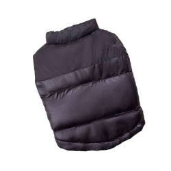 Deluxe Pet Zipper Jacket Clothes Valenton and Winter Black Zipper Pants Dog Jacket Wholesale