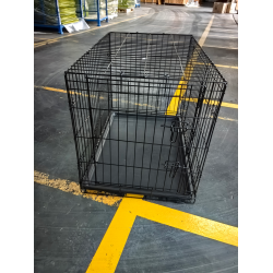 Custom Pet Cage Factory Single Double Door Foldable Stainless Steel Pet Pen Indoor Dog Kennels Dog Crate Dog Cage Wired