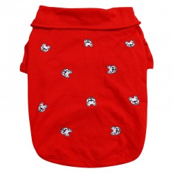 Custom French Bulldog T-Shirts Clothes Handsome Embroidered Tide Brand Dog Shirts Clothes T-shirts