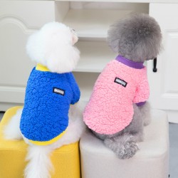 Warm Fleece Puppy Sweater Autumn and Winter New Pet Clothes Elastic Warm Fleece Puppy Sweater Clothing
