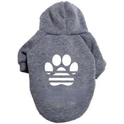Custom Dog Fleece Hoodie Medium and Large Dog Coat Clothes Print Valentine's Day Fashion Sports Pet Dog Winter