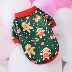 Pet Fleece Christmas Sweater Pet Dog Clothes Suppliers, Pet Ornament Clothes for Dogs and Cats