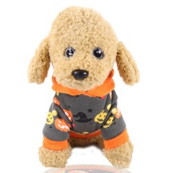 Halloween Dog Pumpkin Costume Clothes Pet Cosplay Costume Festival Uniform,christmas Pet Clothes for Dogs