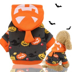 Halloween Dog Pumpkin Costume Clothes Pet Cosplay Costume Festival Uniform,christmas Pet Clothes for Dogs