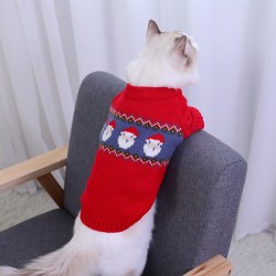 Wholesale Christmas Dog Clothes Year End Festival Season Cat Clothes