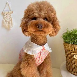 Dog Floral Summer Dress Pet Clothes Chihuahua French Bulldog Yorkie Small Dog Dress Pet Vest Dog Skirt Female