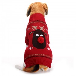 Wholesale Dog Christmas Sweater Pet Clothing Dog Clothes Year End Festival Season Clothes for Large Dogs