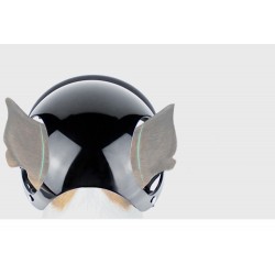 Custom Pet Helmet Hat Dog Cat Motorcycle Safety Accessories Factory Directly Supplier
