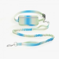 Adjustable Dog Running Leash for Running Luxury Nylon Bungee Hands Free Reflective Pet Dog Hands Free Dog Running Leash