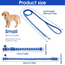 Adjustable Dog Neck Leash Collar Durable Nylon Dog Chain Collars Cat Leash Outdoor Walking