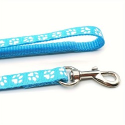 Custom Walking Training Leash Training Small Medium Adjustable Cat Dog Collar Leash Soft Nylon Print Pet Dog Harnesses Rope
