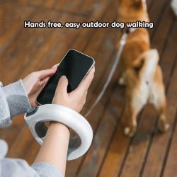 Automatic Pet Nylon Leash USB Rechargeable Retractable Dog Leash With Led Light