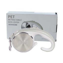 One-handed Dog Brake Leash Tape Retractable Dog Leash With Anti-slip Handle Dog Collar Leashes
