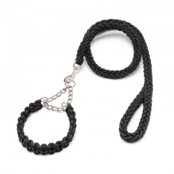 Custom Dog Durable Leash and Collars Set Heavy Duty Braided Rope Strong Dog Leash for Medium Large Dogs