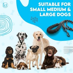 Custom Dog Nylon Leash 1.5m Durable Reflective Pet Traction Rope Soft Foam Handle