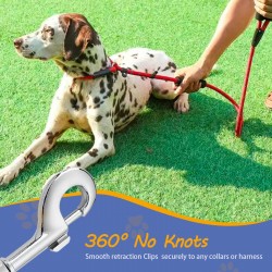 Pet Reflective Thick Leash Comfortable Retractable Dog Leashes Pet Leashes With 5m Rope With Handle for Dogs