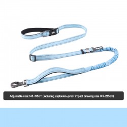 Custom Pet Running Leash Crossbody Free Hands Running Leash Multifunctional Explosion-proof Punch Leash