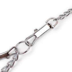 Dog Stainless Steel Leash Welded Link Dog Chain with Leather Handle Cadenas Para Perro